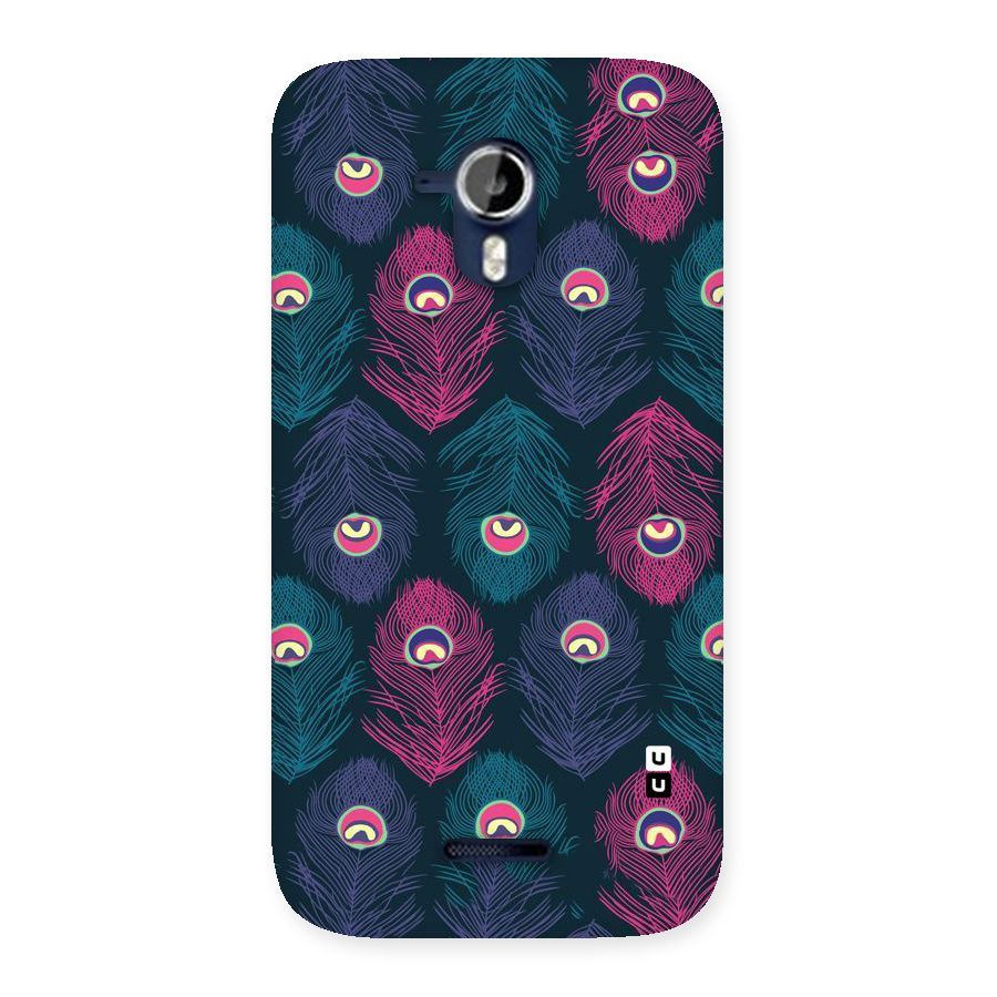 Feathers Patterns Back Case for Micromax Canvas Magnus A117