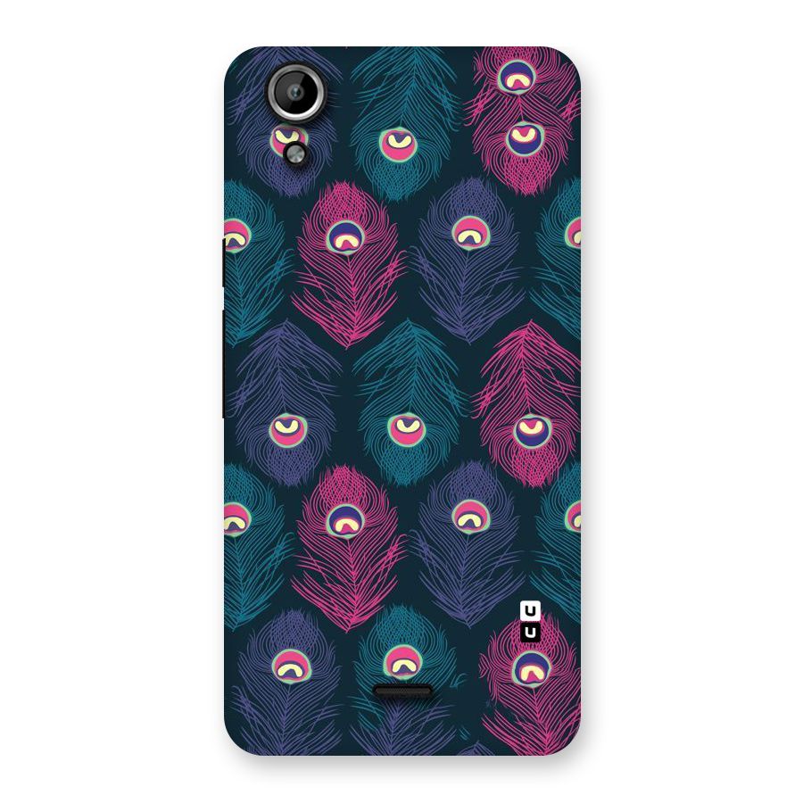 Feathers Patterns Back Case for Micromax Canvas Selfie Lens Q345