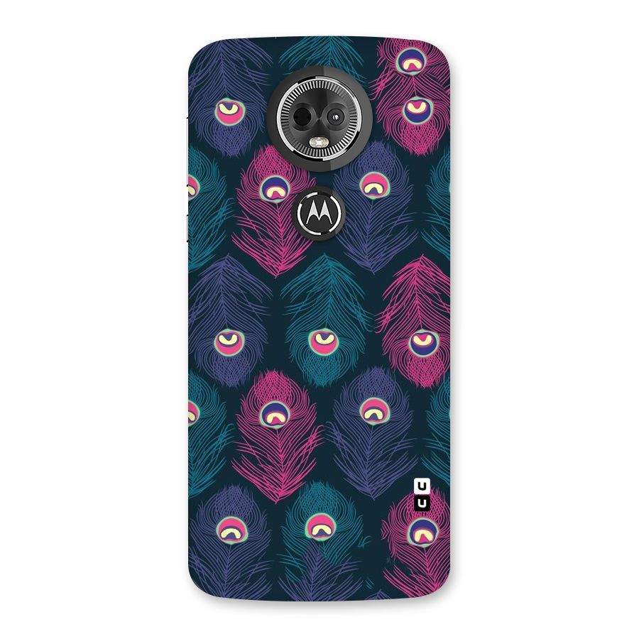 Feathers Patterns Back Case for Moto E5 Plus