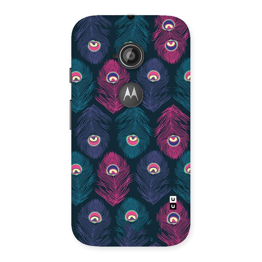 Feathers Patterns Back Case for Moto E 2nd Gen