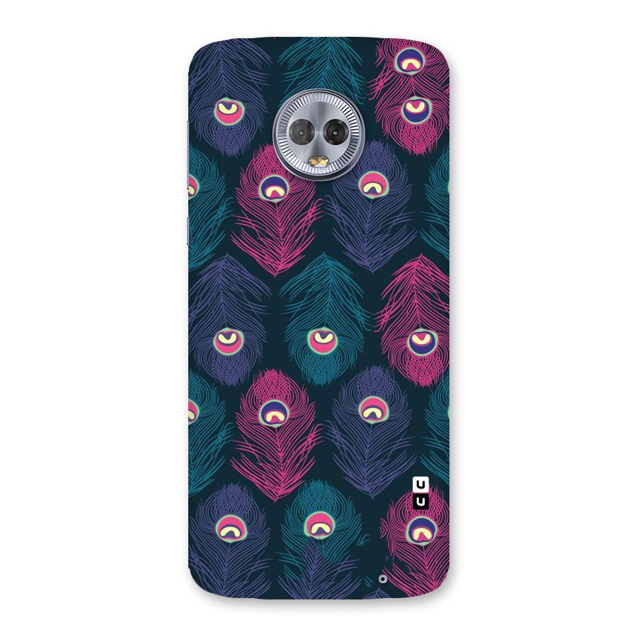Feathers Patterns Back Case for Moto G6 Plus