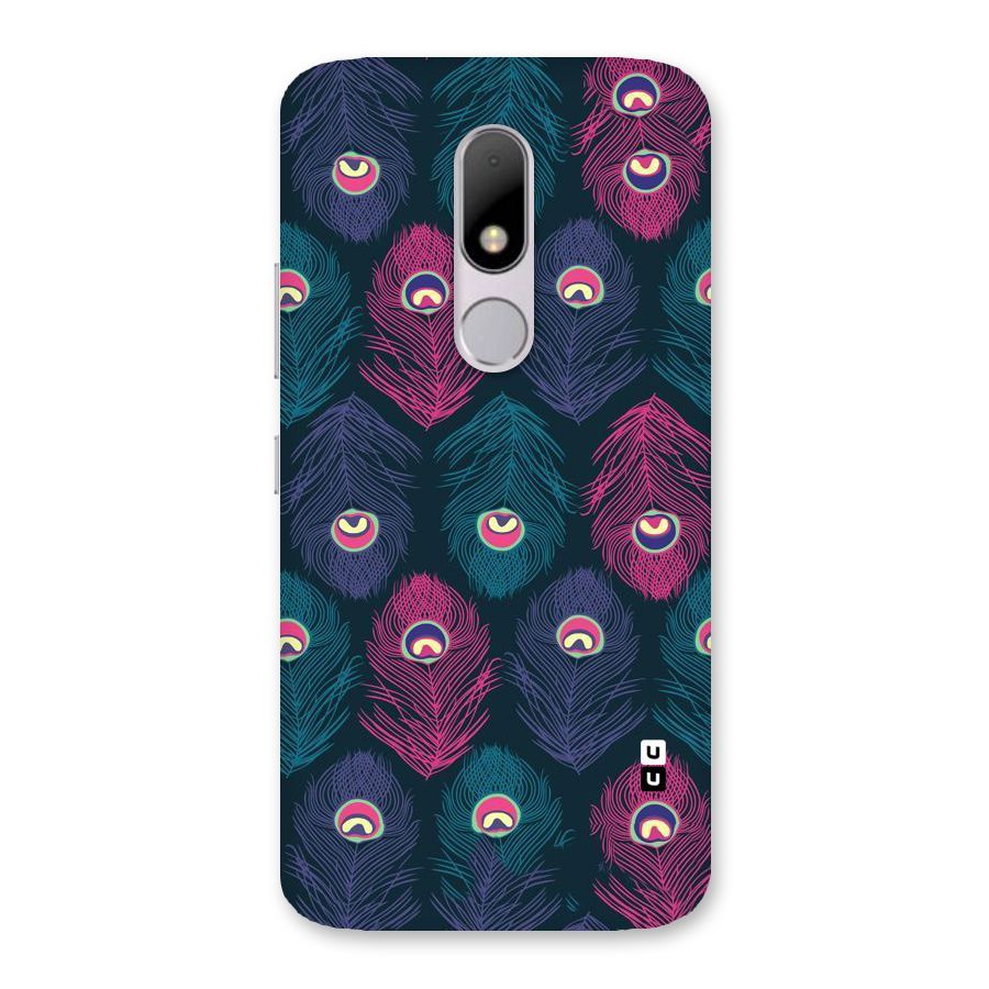 Feathers Patterns Back Case for Moto M
