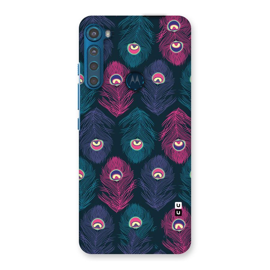 Feathers Patterns Back Case for Motorola One Fusion Plus