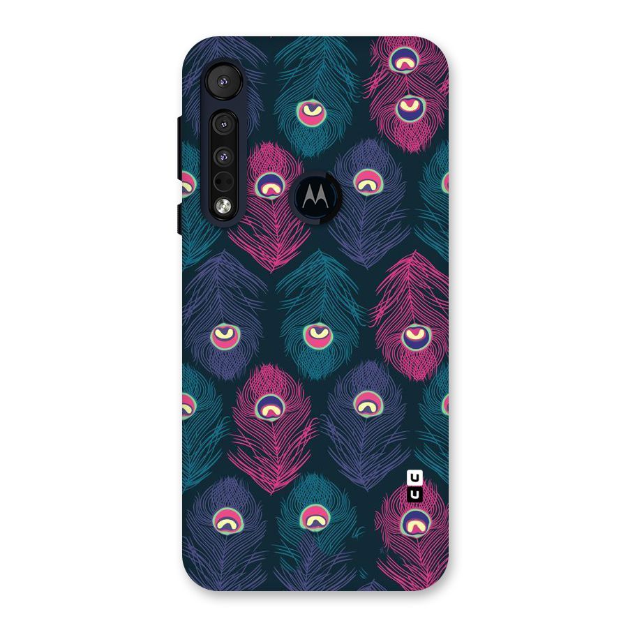 Feathers Patterns Back Case for Motorola One Macro