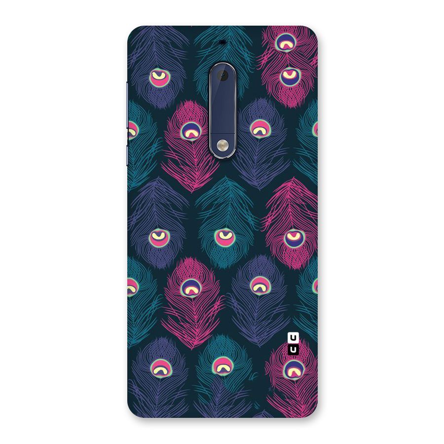 Feathers Patterns Back Case for Nokia 5