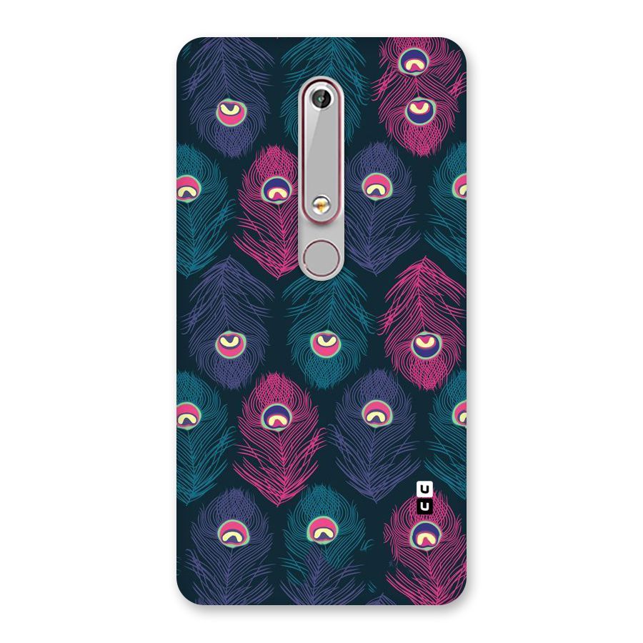 Feathers Patterns Back Case for Nokia 6.1