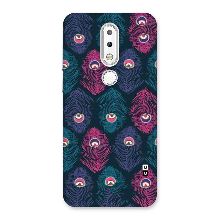 Feathers Patterns Back Case for Nokia 6.1 Plus