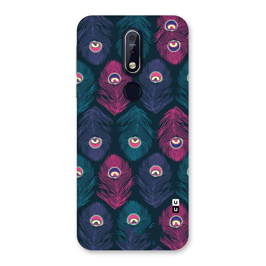 Feathers Patterns Back Case for Nokia 7.1