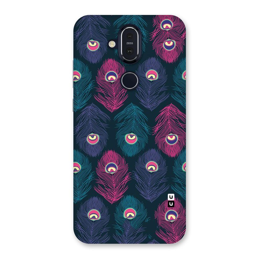 Feathers Patterns Back Case for Nokia 8.1