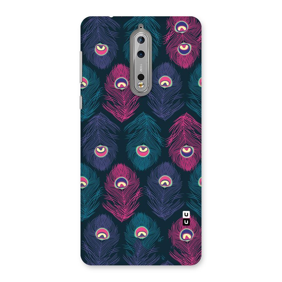 Feathers Patterns Back Case for Nokia 8