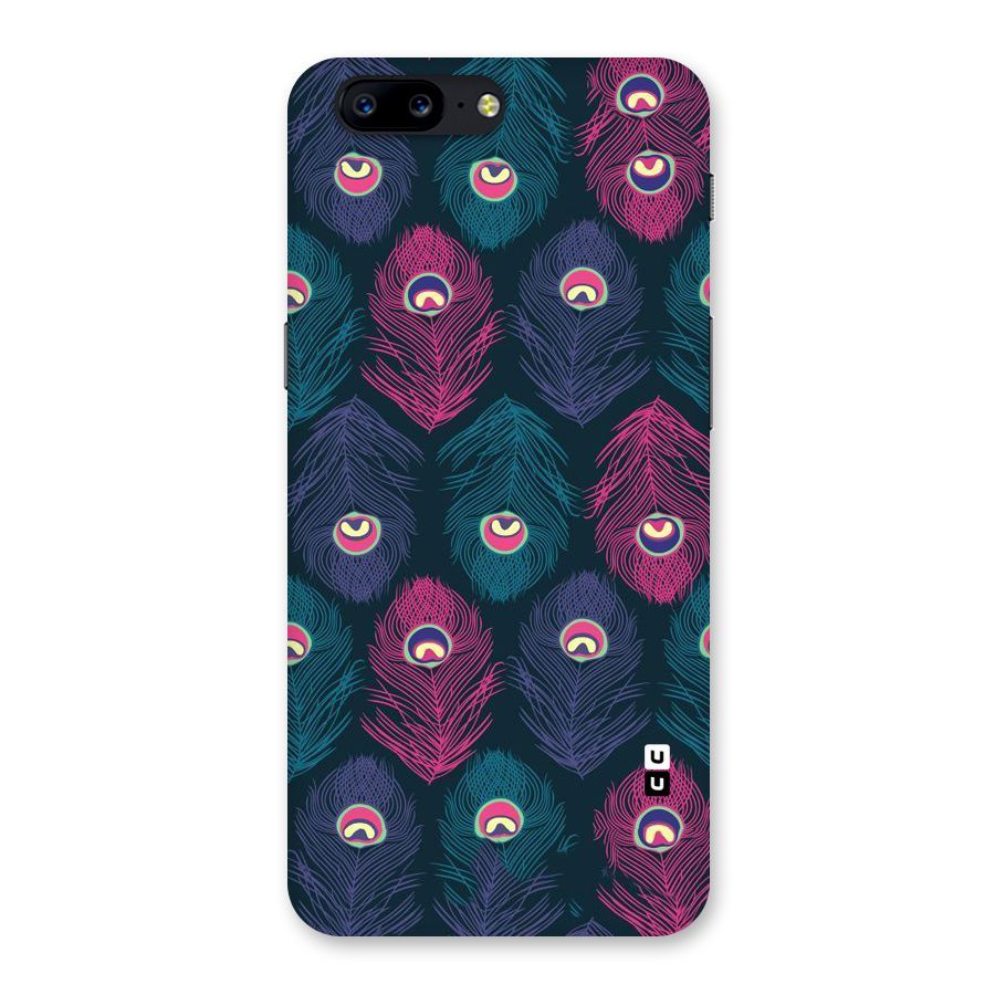 Feathers Patterns Back Case for OnePlus 5