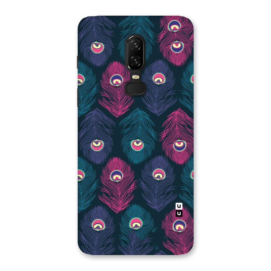 Feathers Patterns Back Case for OnePlus 6