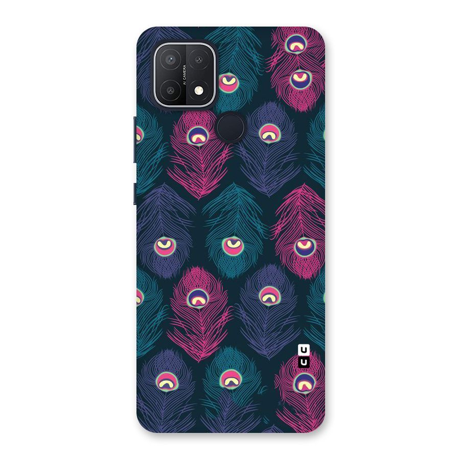 Feathers Patterns Back Case for Oppo A15