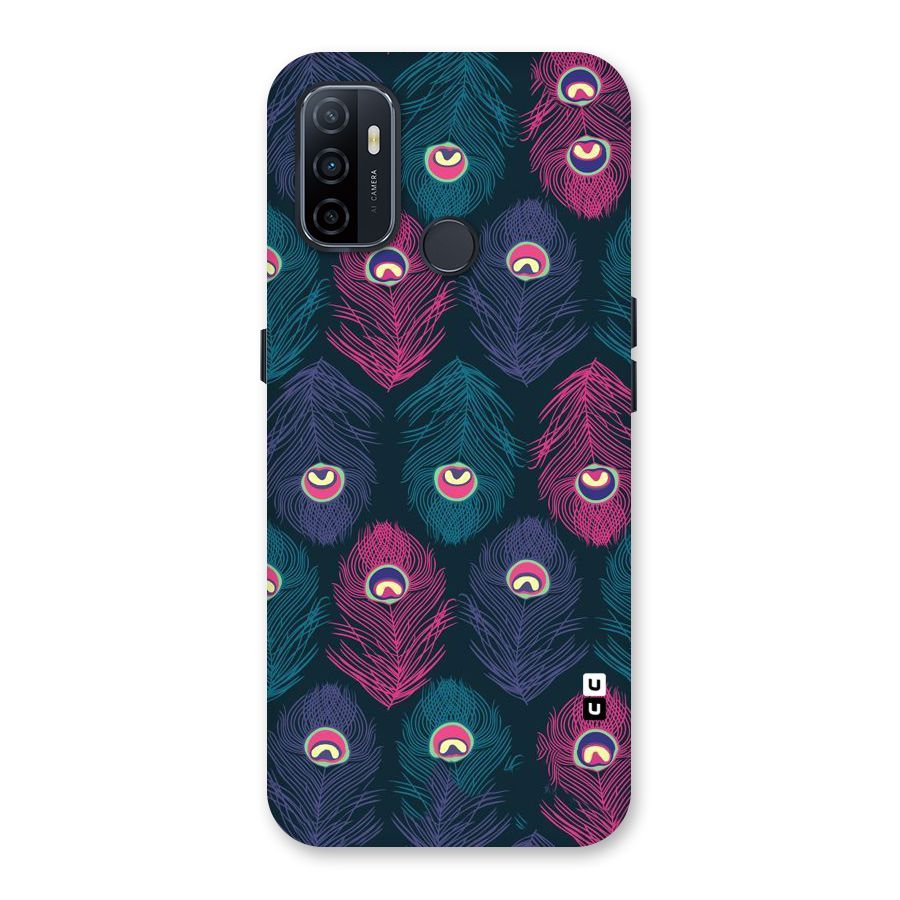 Feathers Patterns Back Case for Oppo A32