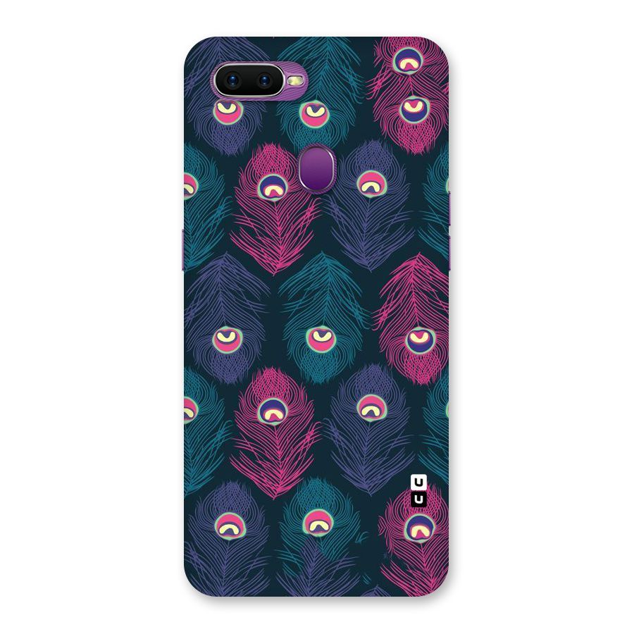 Feathers Patterns Back Case for Oppo F9