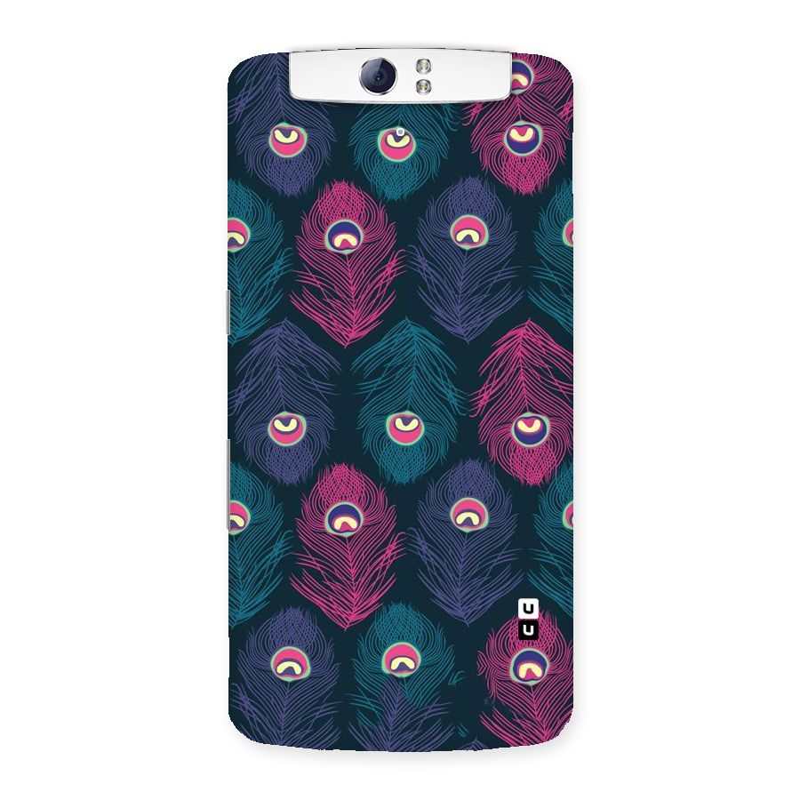 Feathers Patterns Back Case for Oppo N1
