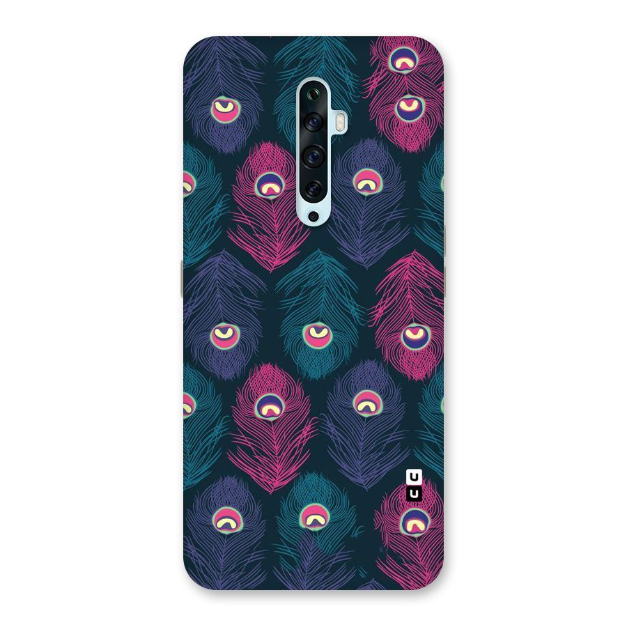Feathers Patterns Back Case for Oppo Reno2 Z