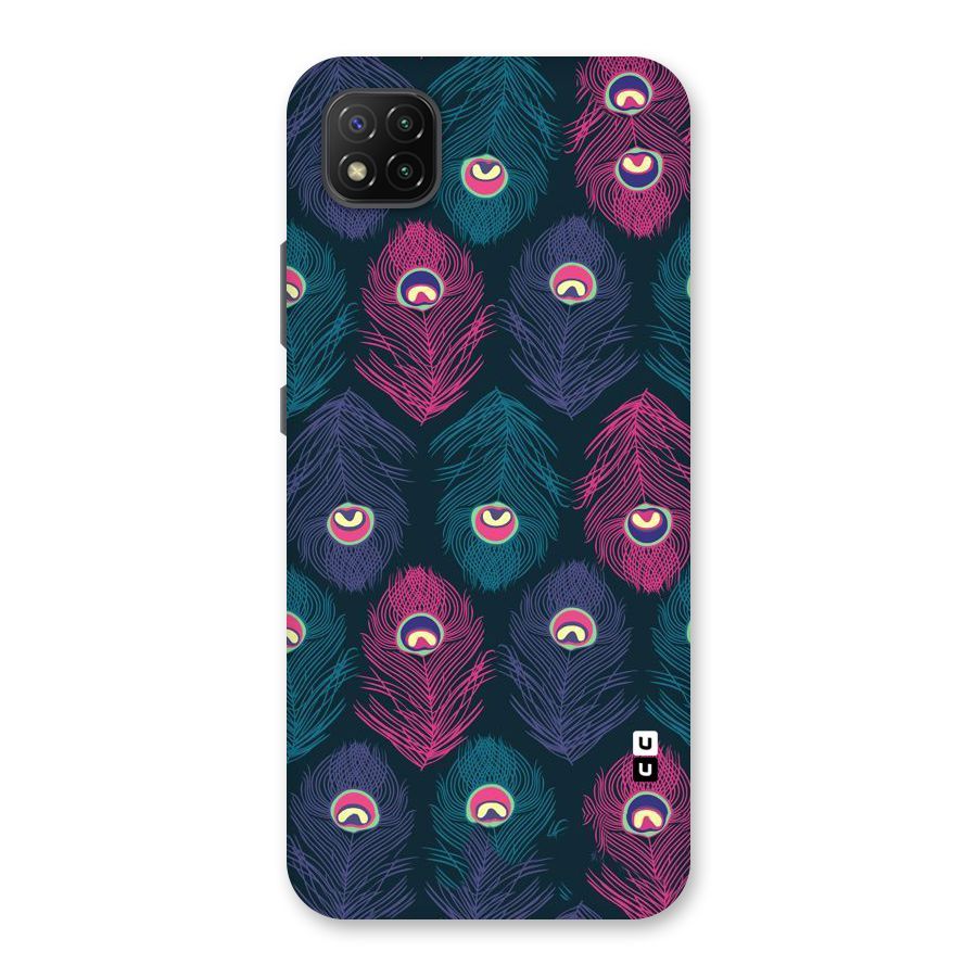 Feathers Patterns Back Case for Poco C3