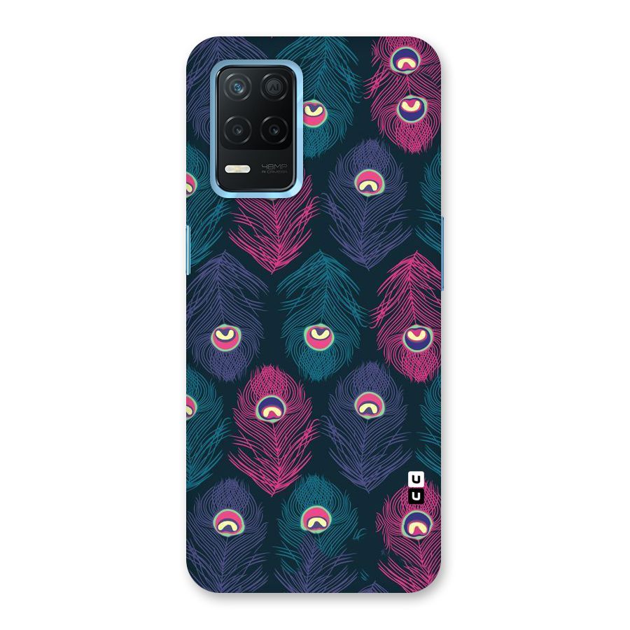 Feathers Patterns Back Case for Realme 8 5G