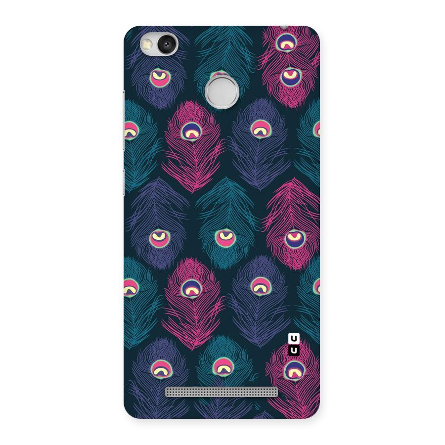 Feathers Patterns Back Case for Redmi 3S Prime