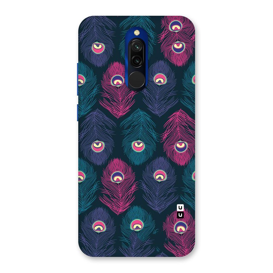 Feathers Patterns Back Case for Redmi 8