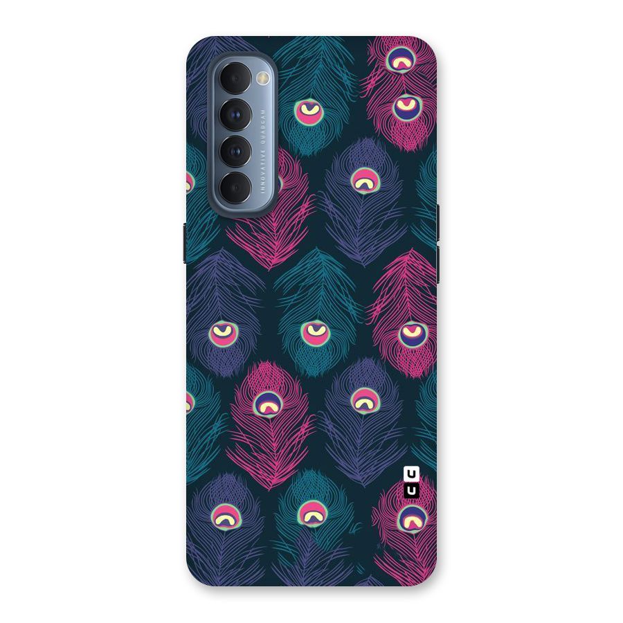 Feathers Patterns Back Case for Reno4 Pro