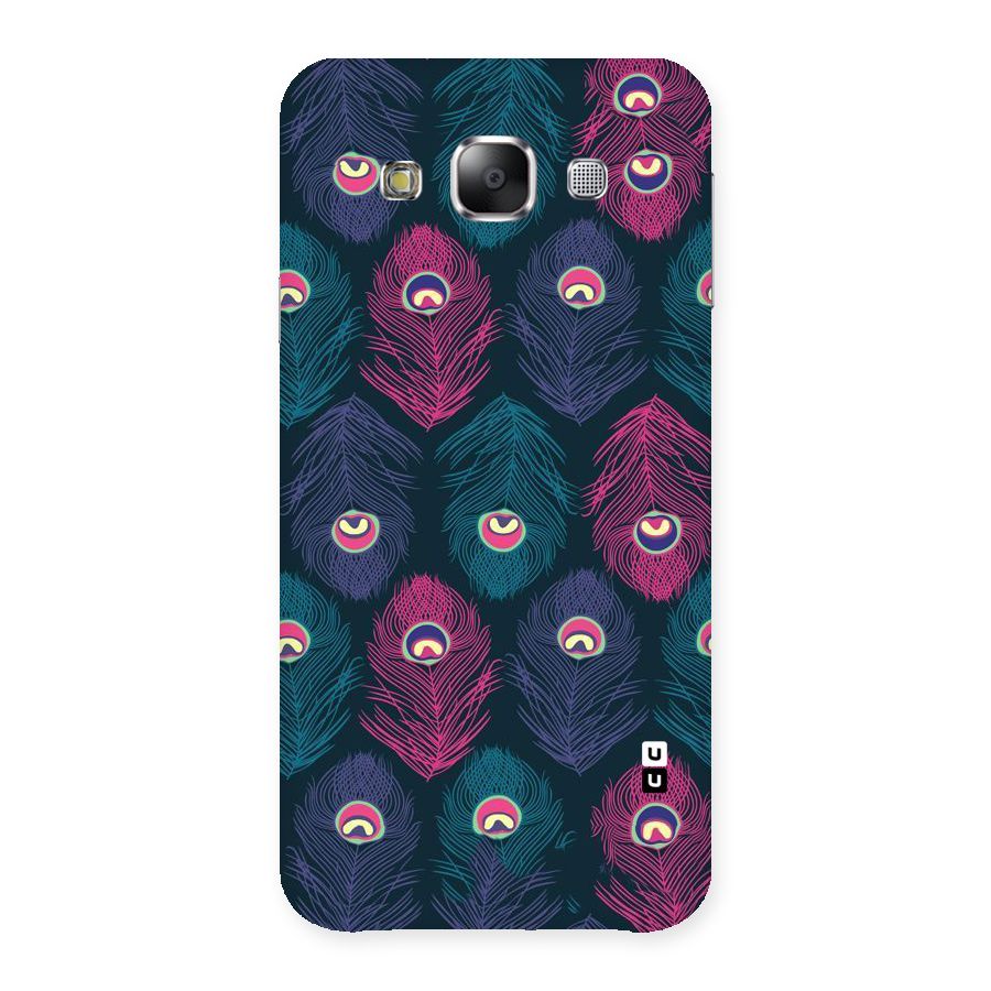 Feathers Patterns Back Case for Samsung Galaxy E5