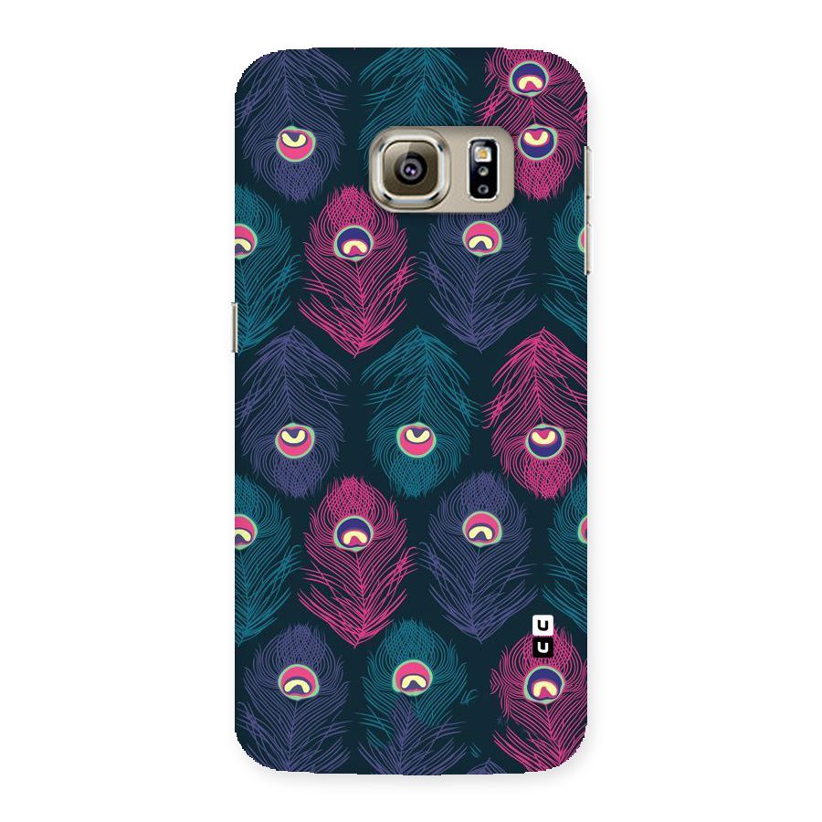 Feathers Patterns Back Case for Samsung Galaxy S6 Edge