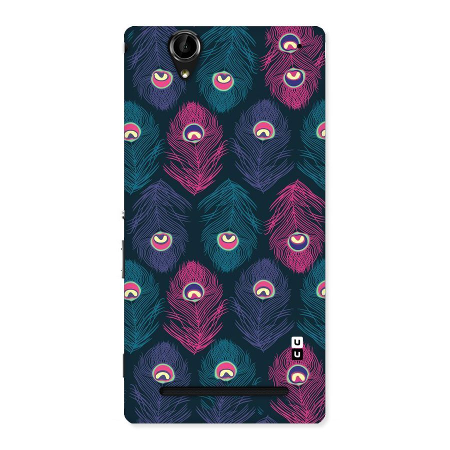 Feathers Patterns Back Case for Sony Xperia T2