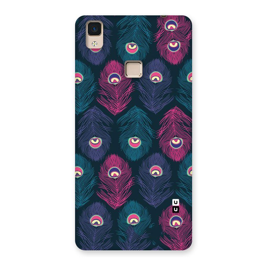 Feathers Patterns Back Case for V3 Max