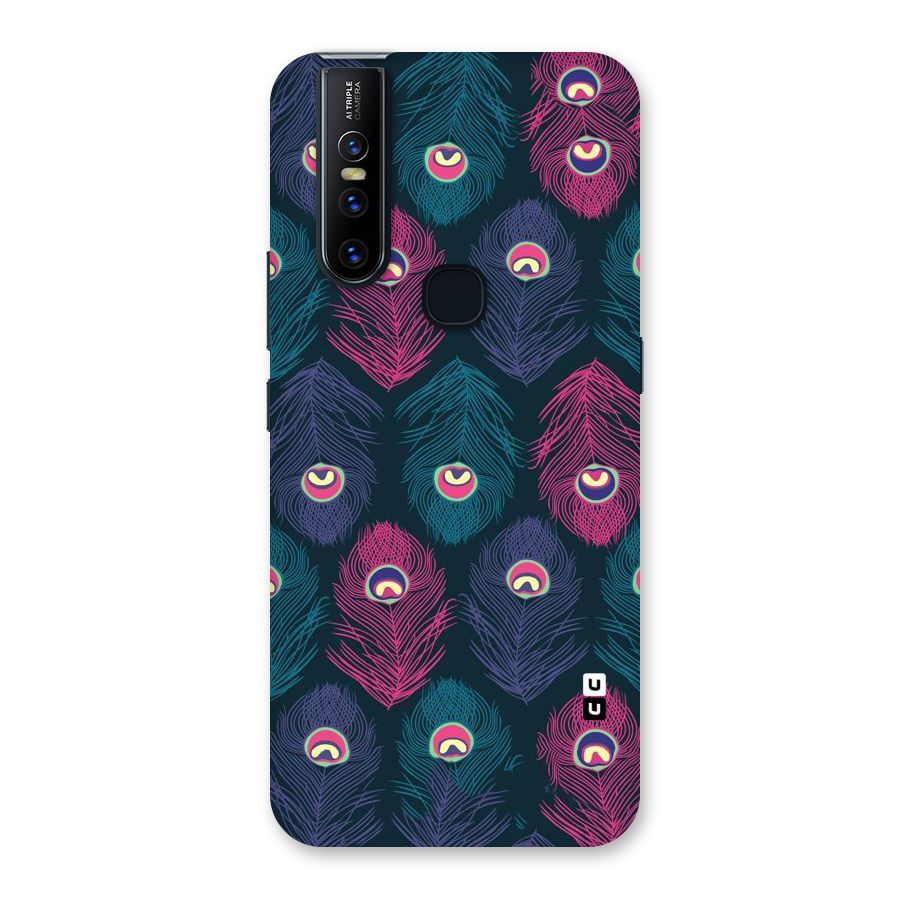 Feathers Patterns Back Case for Vivo V15
