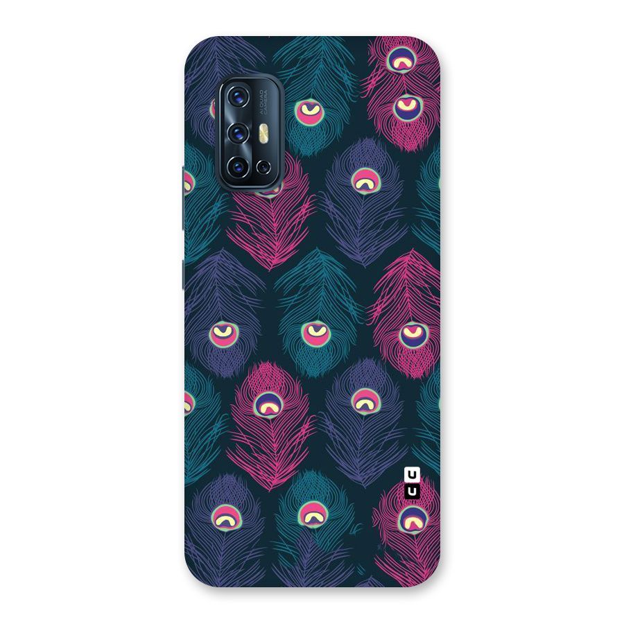 Feathers Patterns Back Case for Vivo V17