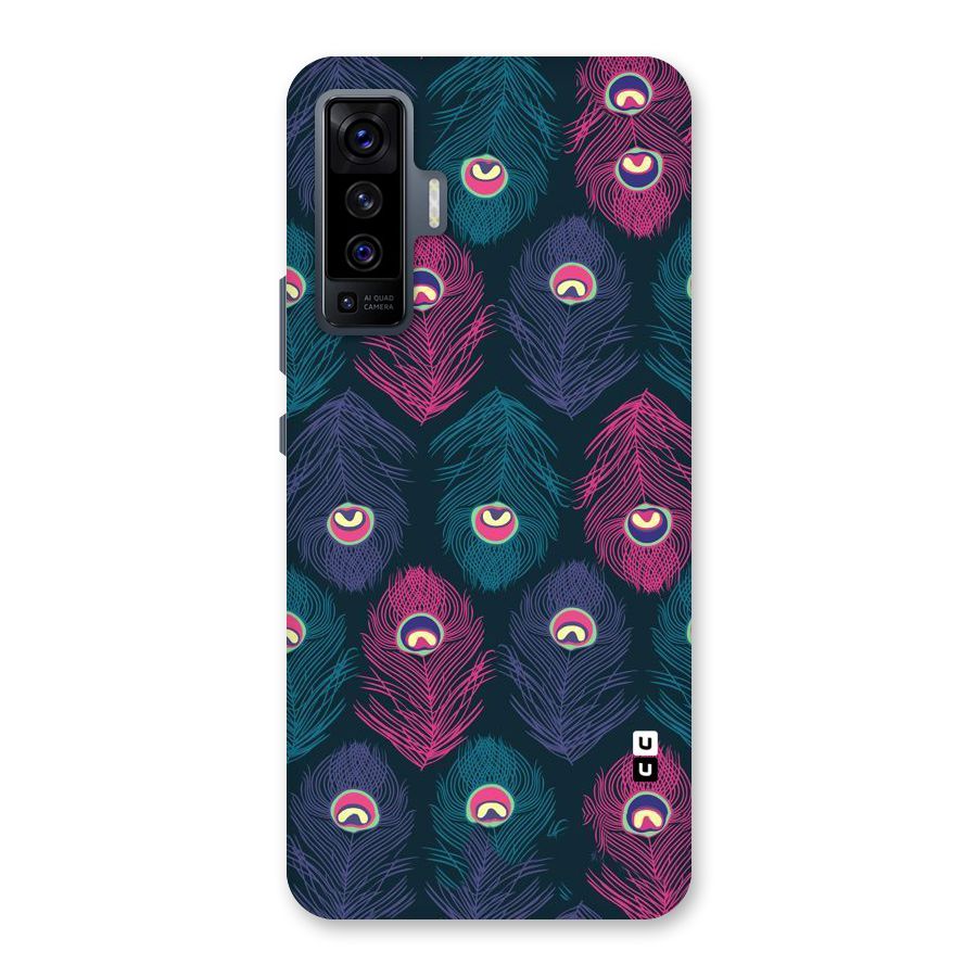 Feathers Patterns Back Case for Vivo X50