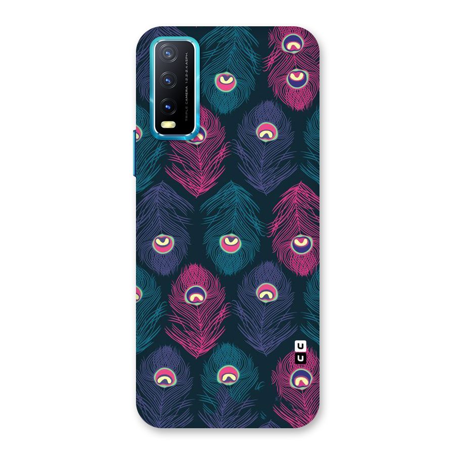 Feathers Patterns Back Case for Vivo Y20G
