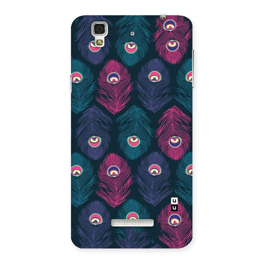 Feathers Patterns Back Case for YU Yureka Plus