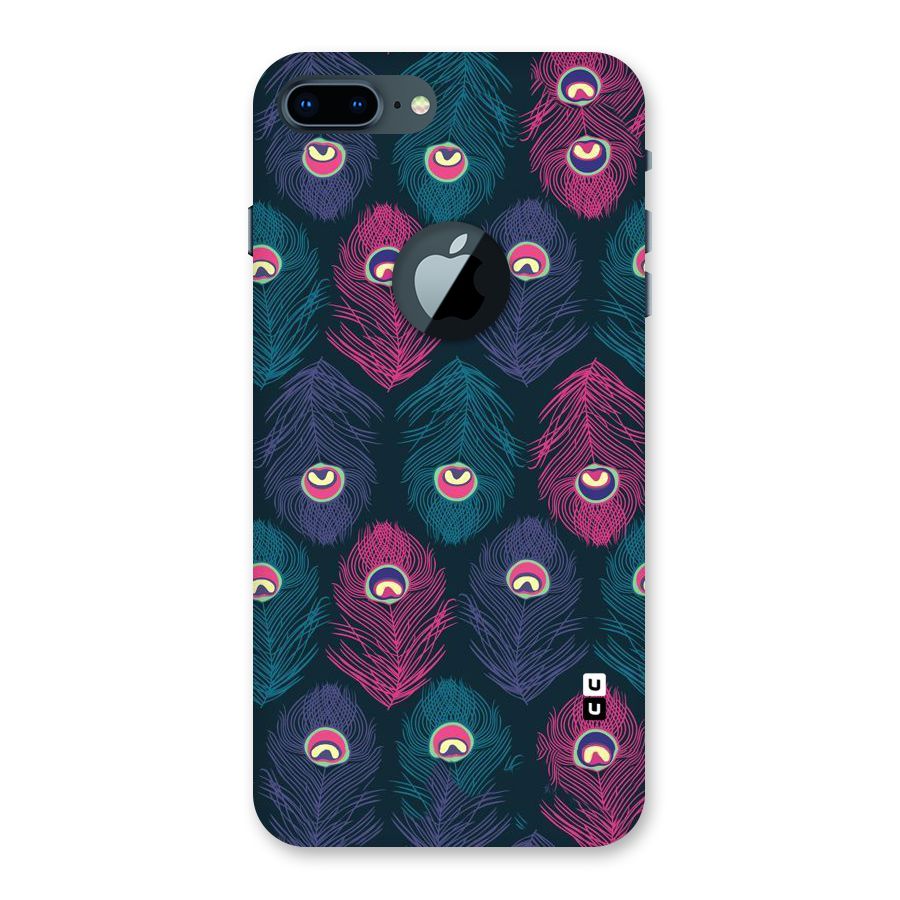 Feathers Patterns Back Case for iPhone 7 Plus Logo Cut