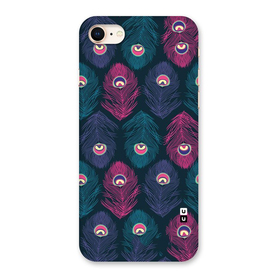 Feathers Patterns Back Case for iPhone 8
