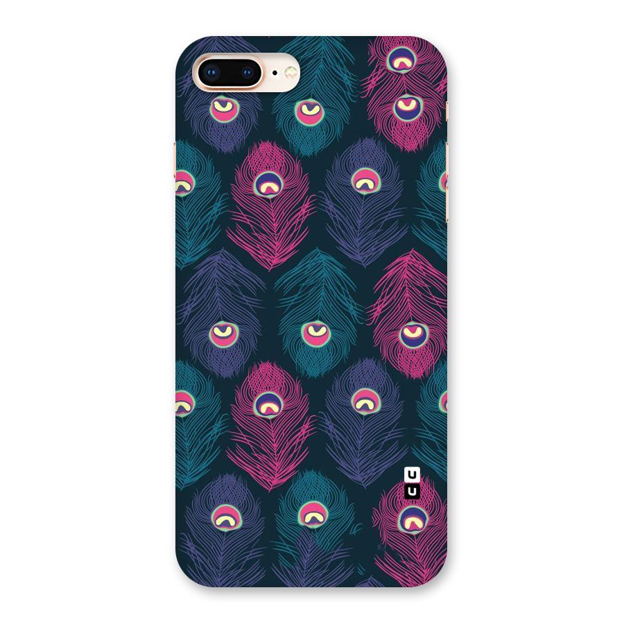 Feathers Patterns Back Case for iPhone 8 Plus