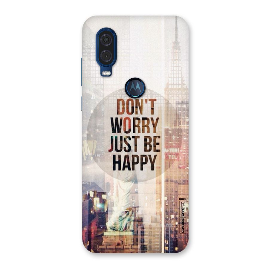Feel Lively Back Case for Motorola One Vision