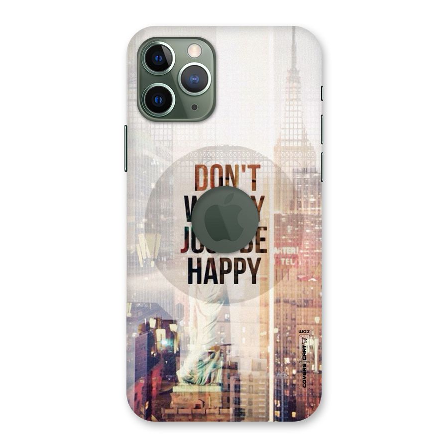 Feel Lively Back Case for iPhone 11 Pro Logo  Cut