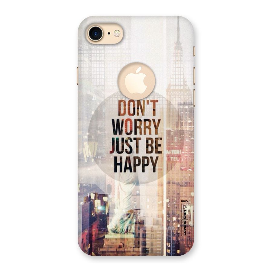 Feel Lively Back Case for iPhone 7 Logo Cut