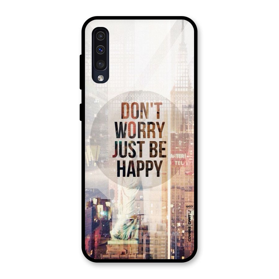 Feel Lively Glass Back Case for Galaxy A50