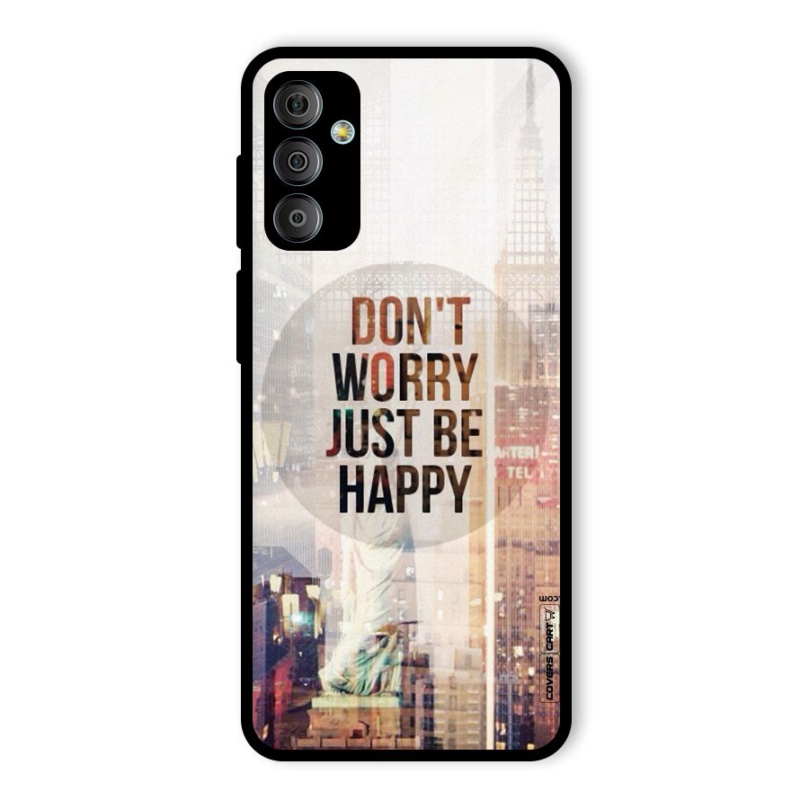 Feel Lively Glass Back Case for Galaxy F23