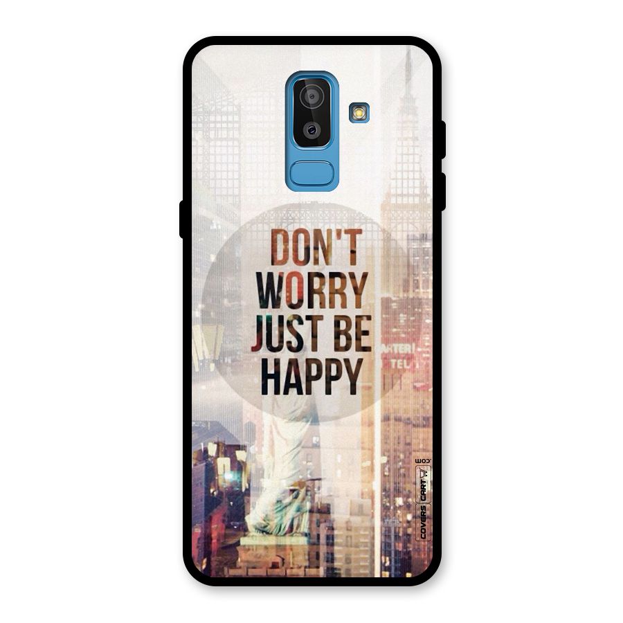 Feel Lively Glass Back Case for Galaxy J8