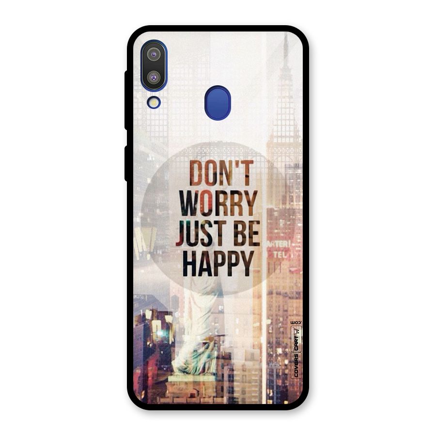 Feel Lively Glass Back Case for Galaxy M20