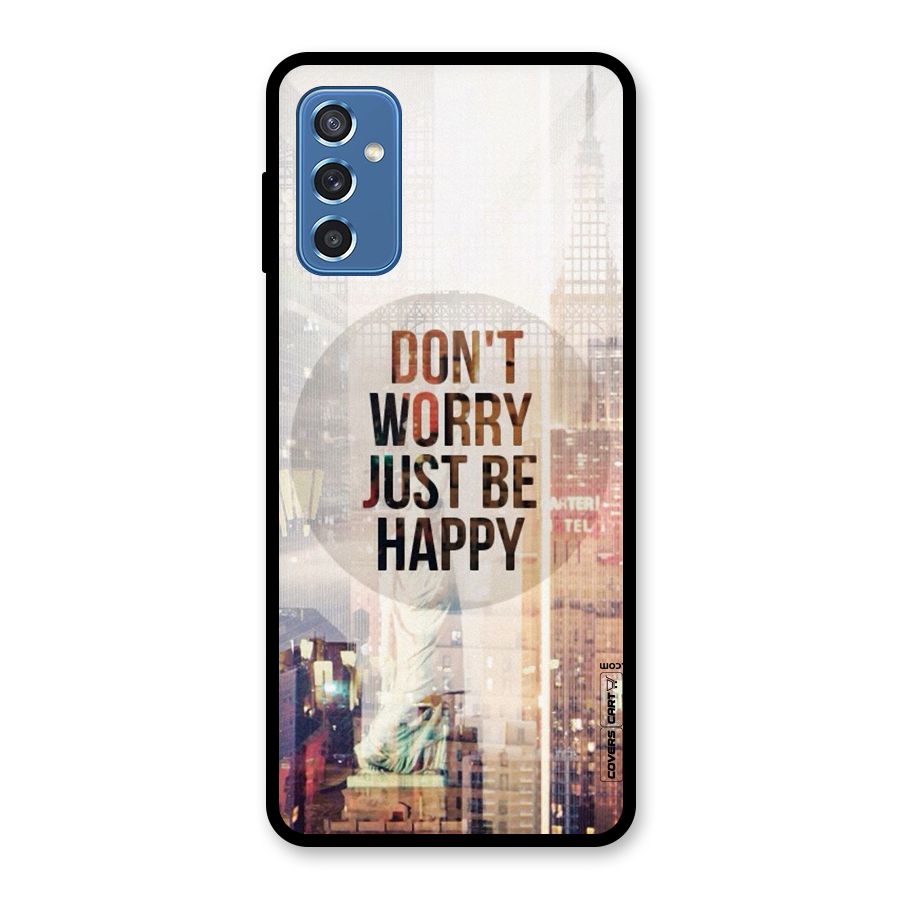 Feel Lively Glass Back Case for Galaxy M52 5G