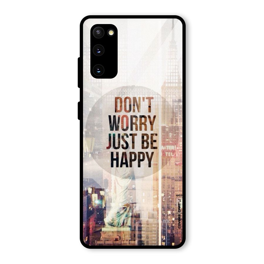 Feel Lively Glass Back Case for Galaxy S20 FE 5G
