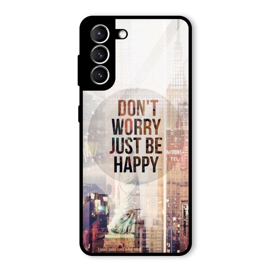 Feel Lively Glass Back Case for Galaxy S21 5G