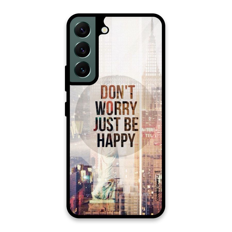 Feel Lively Glass Back Case for Galaxy S22 5G