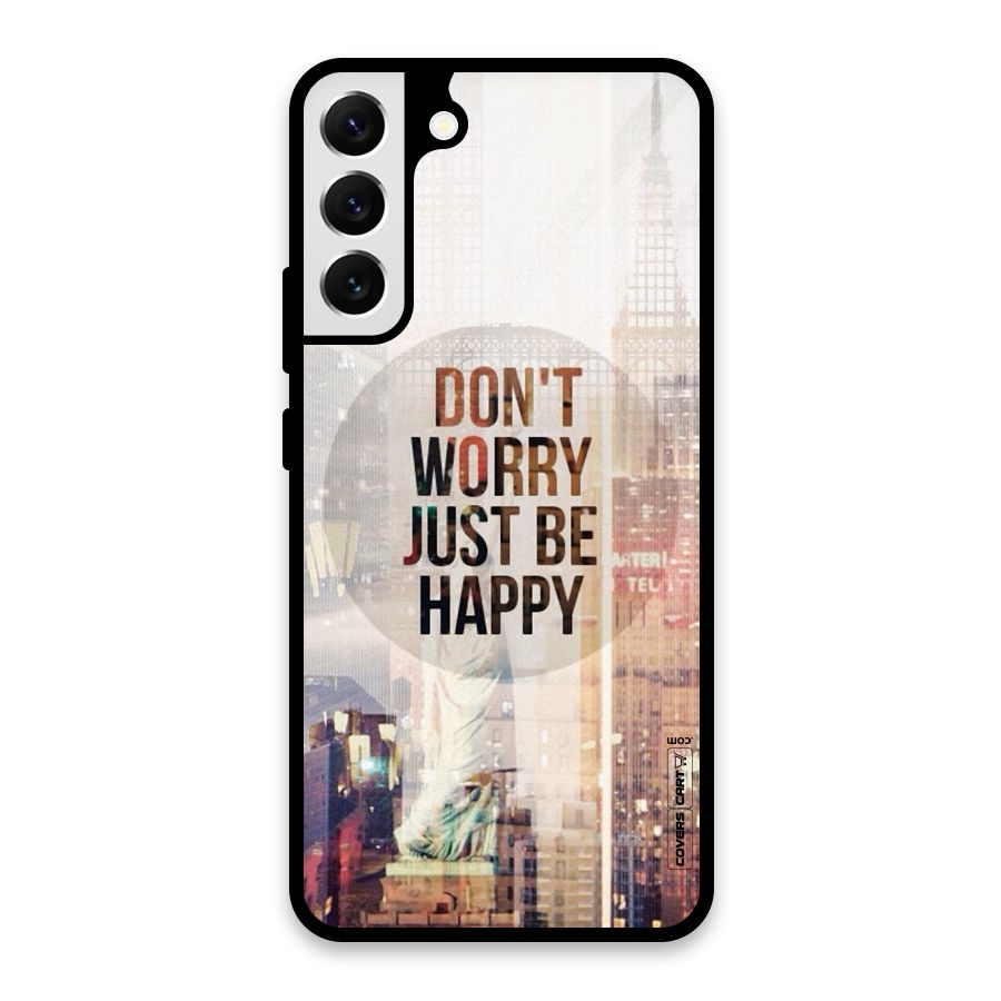Feel Lively Glass Back Case for Galaxy S22 Plus 5G